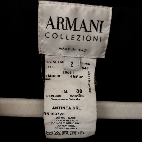 Armani Collezioni leather jacket ♠️ - Picture 5 of 8